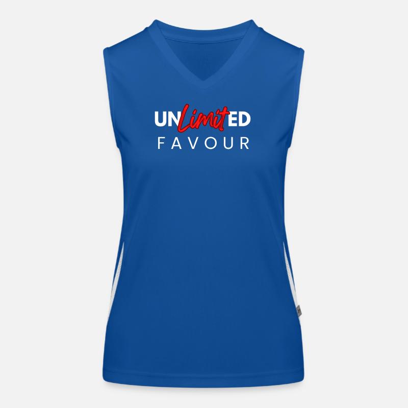 Faveur illimitée Débardeur respirant contrasté Femme