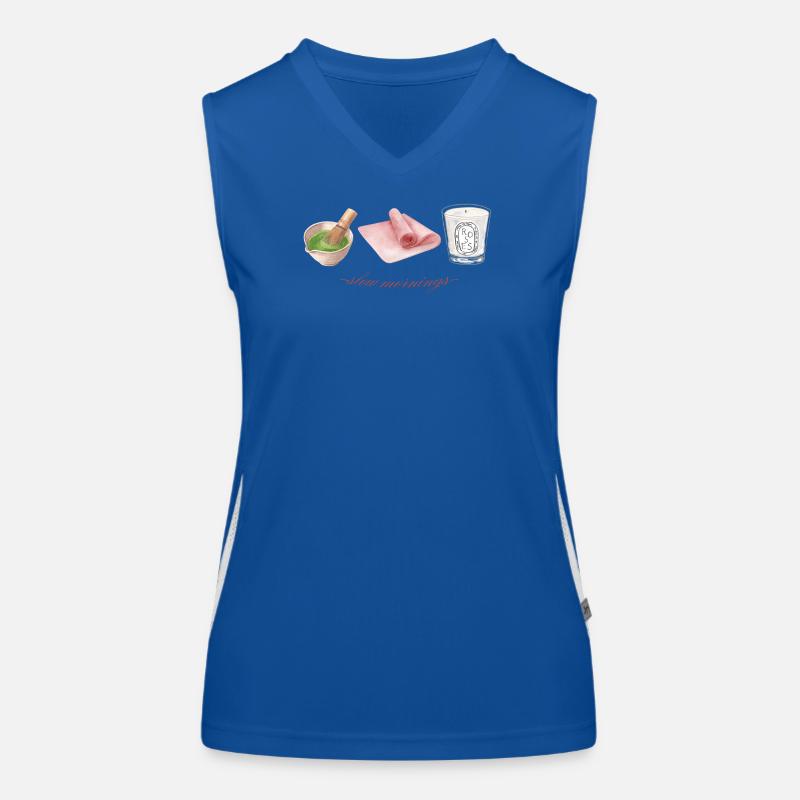 Langsame Morgen Funktionelles Kontrast-Tank Top für Frauen