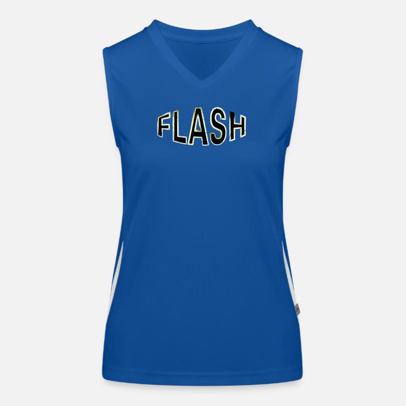 FLASH label with flashes Women's Functional Contrast Tank Top