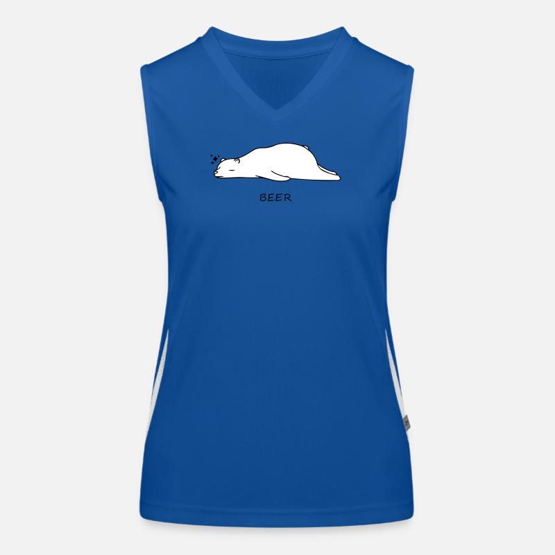 Funny Bear Women's Functional Contrast Tank Top