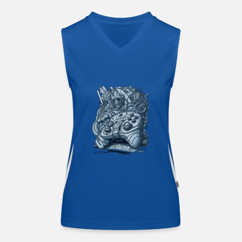 Schrott-Controller Funktionelles Kontrast-Tank Top für Frauen