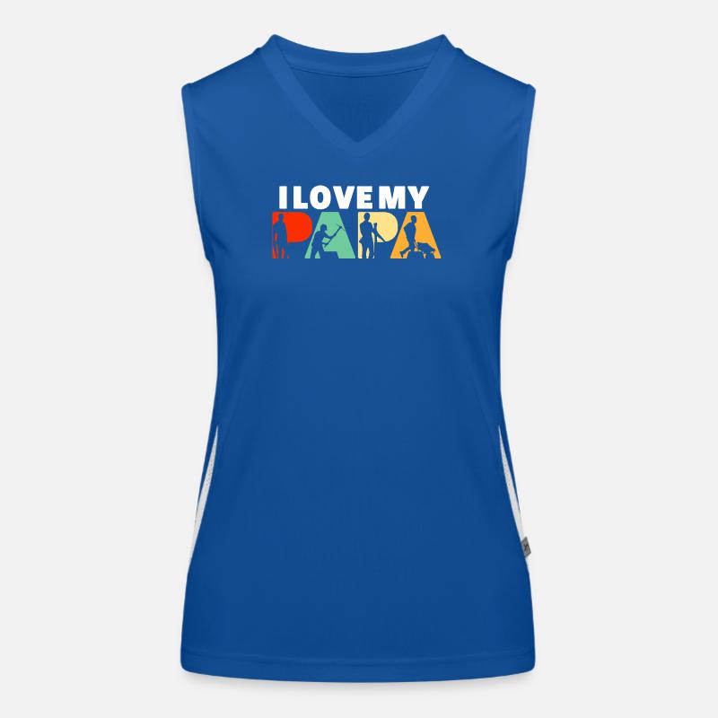 Construction Laborer Papa Tradesman Builder Art Women's Functional Contrast Tank Top