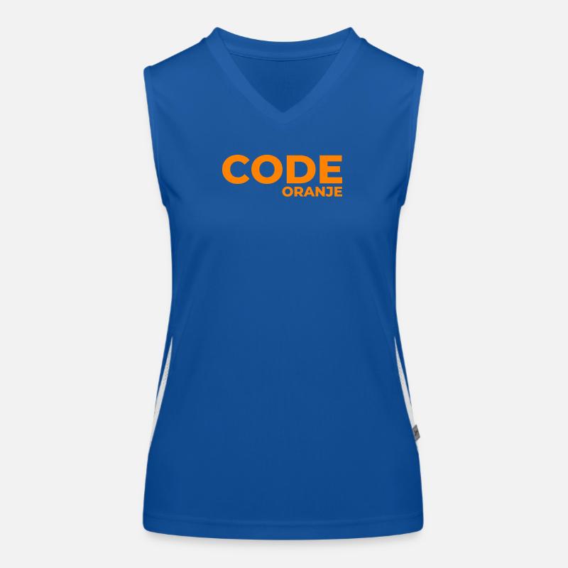 Code Oranje - Netherland - Niederlande - NL Funktionelles Kontrast-Tank Top für Frauen