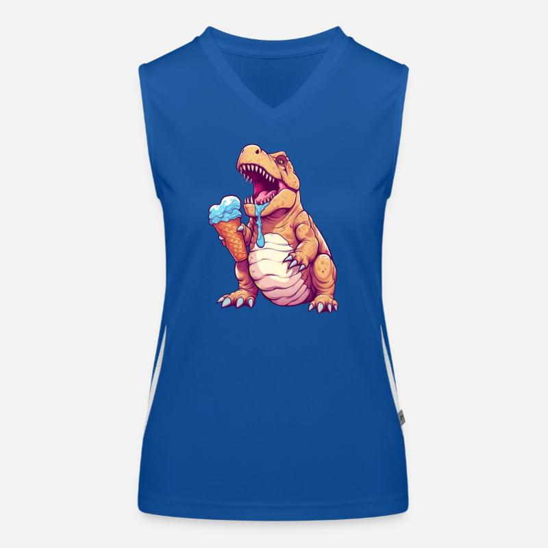Crème glacée Dino Débardeur respirant contrasté Femme