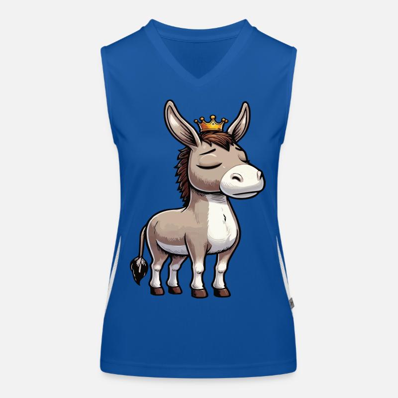 Esel Eselchen Eselhalter Muli Langohresel Muli Funktionelles Kontrast-Tank Top für Frauen
