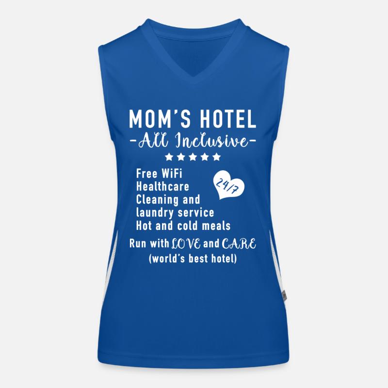 Lustige Mutter Tages Geschenk-Idee - Dam Hotel Funktionelles Kontrast-Tank Top für Frauen