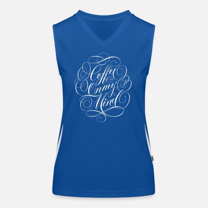 Coffee on my Mind Funktionelles Kontrast-Tank Top für Frauen