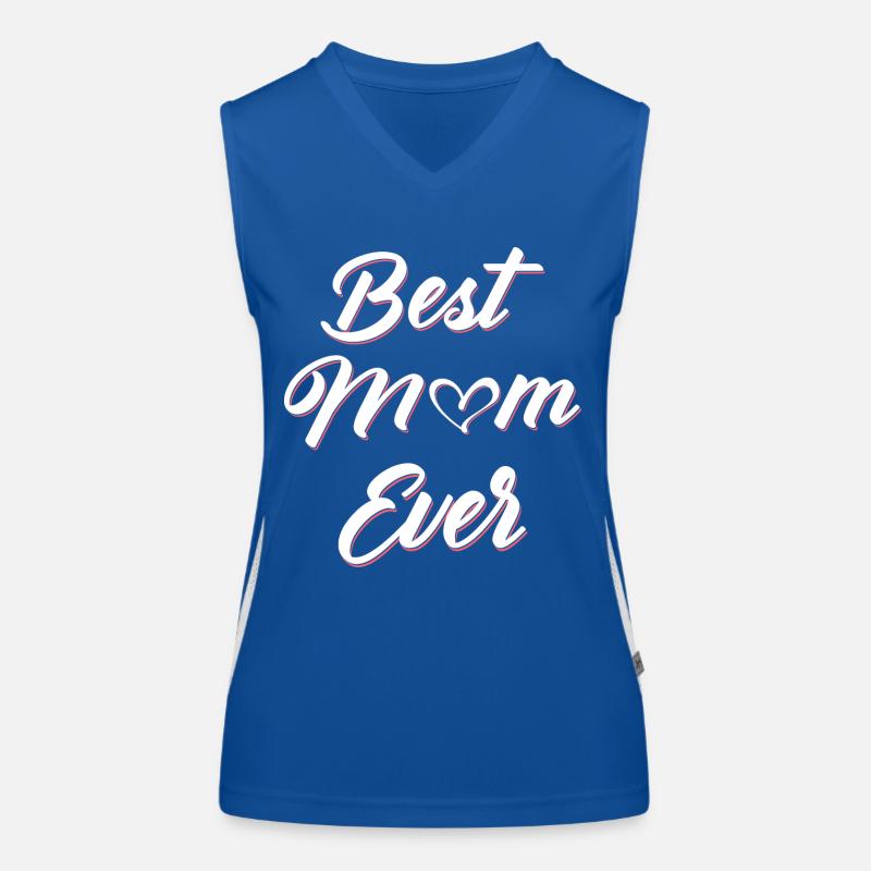 Beste Mama aller Zeiten Geschenke Muttertag von Tochter Sohn Funktionelles Kontrast-Tank Top für Frauen