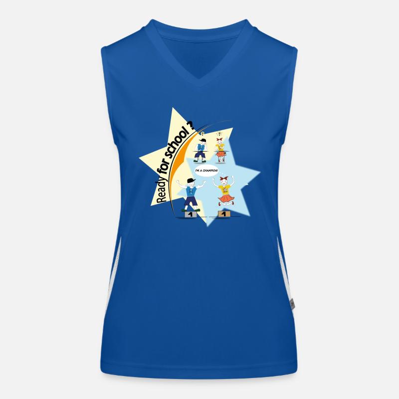 Ready for school? Clever student Women's Functional Contrast Tank Top