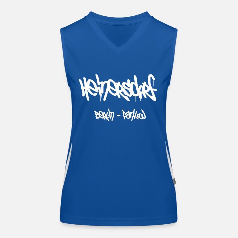 Heinersdorf - Pankow - Berlin Graffiti Women's Functional Contrast Tank Top