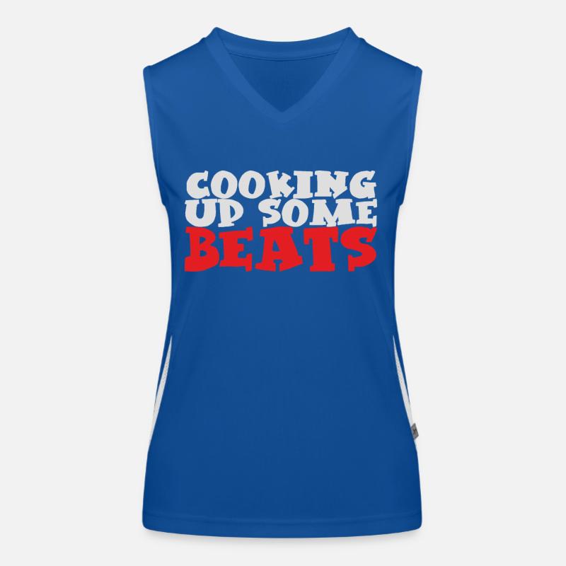 einige Beats kochen Funktionelles Kontrast-Tank Top für Frauen
