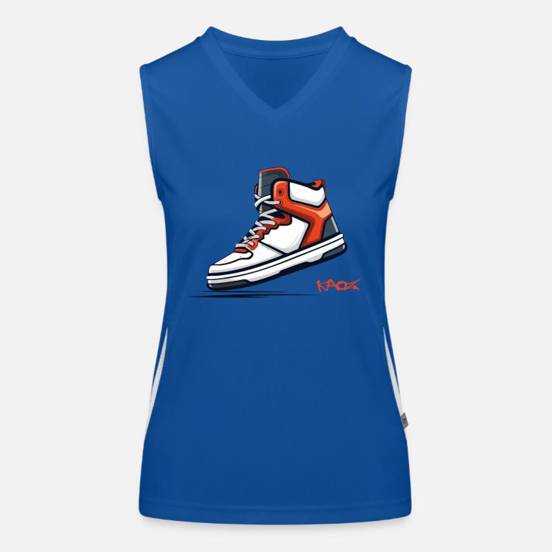 Sneaker Fan Turnschuh Funktionelles Kontrast-Tank Top für Frauen