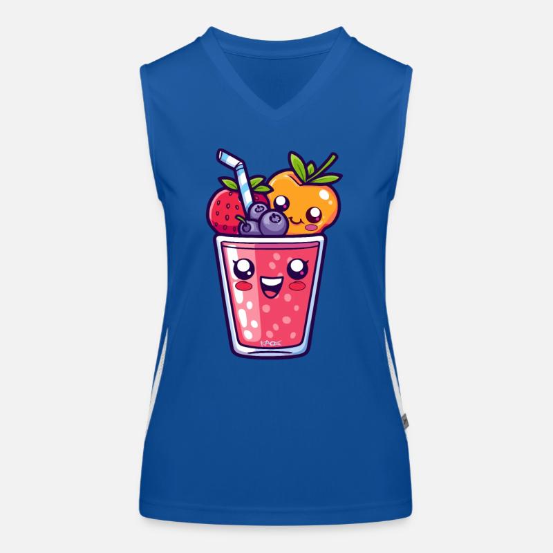 Juicy Fruit Experience : Jus de boissons aux fruits Débardeur respirant contrasté Femme
