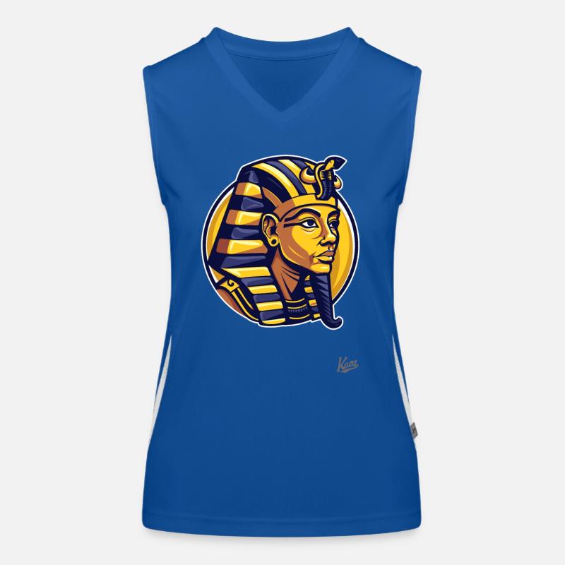 Die Mumie des Pharao Funktionelles Kontrast-Tank Top für Frauen