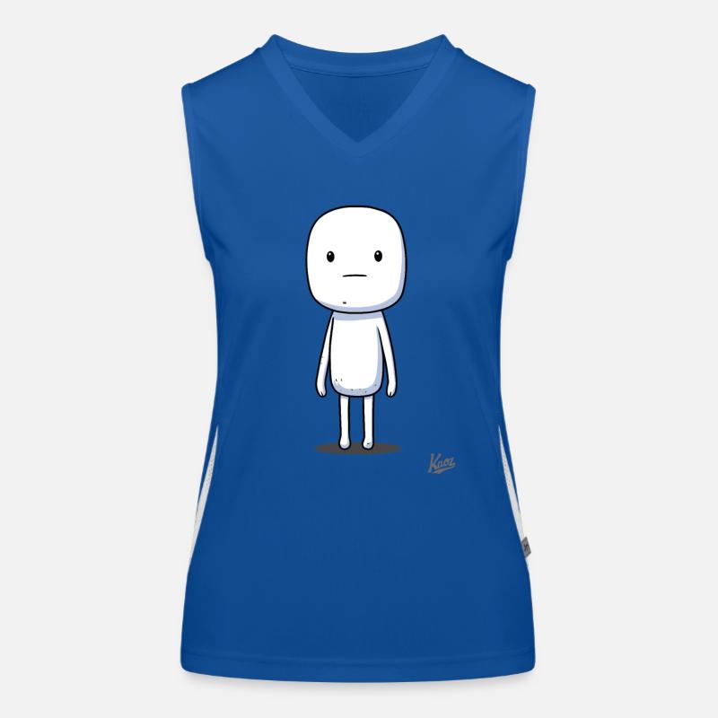 Marshmallow Guy : Le copain allumette Débardeur respirant contrasté Femme