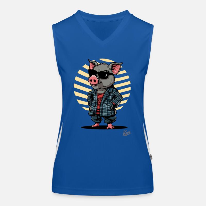 Style bûcheron en chemise de flanelle, cochon de mode Débardeur respirant contrasté Femme