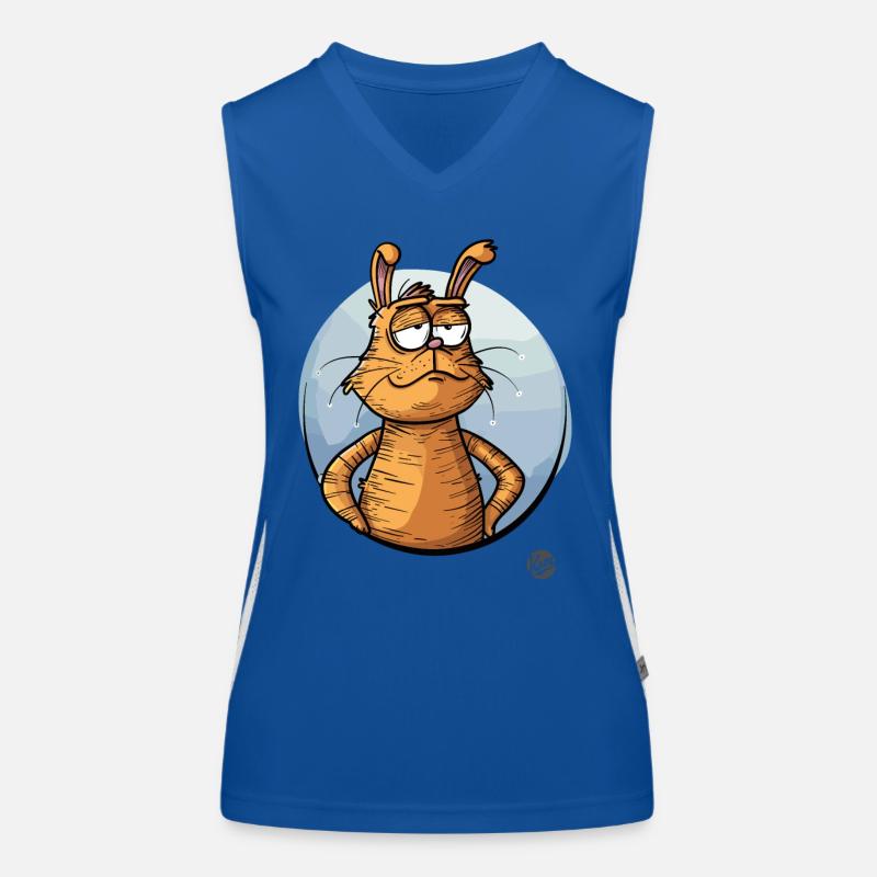 Cooler Cartoon Hase Funktionelles Kontrast-Tank Top für Frauen