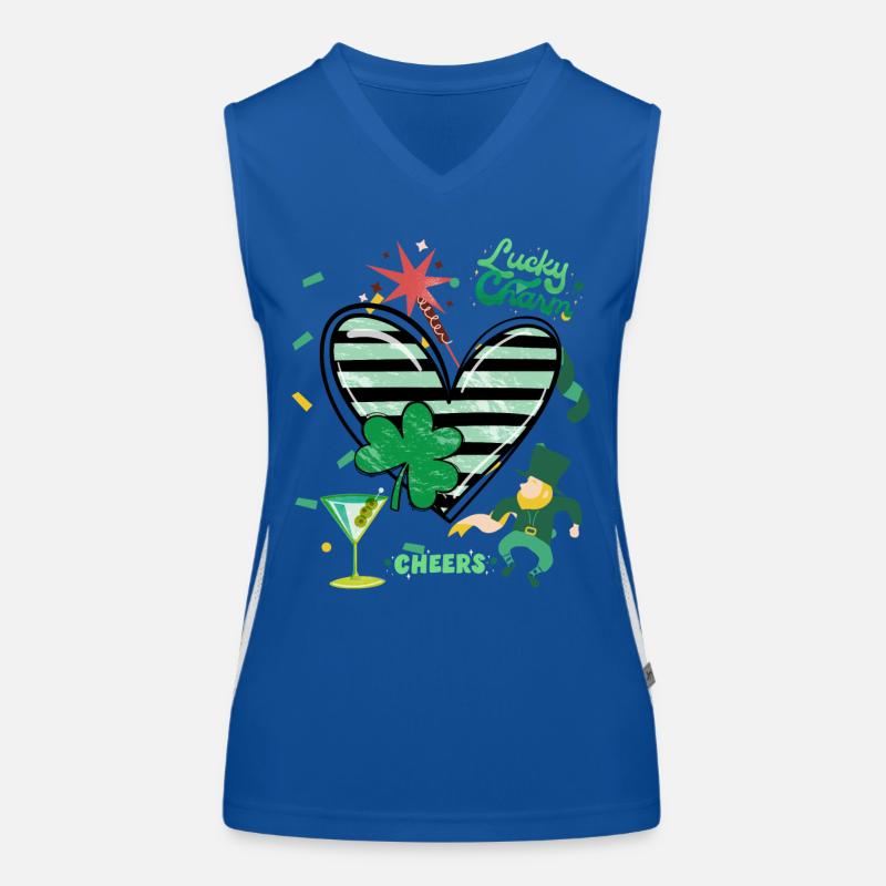 LUCKY CHARM Women's Functional Contrast Tank Top