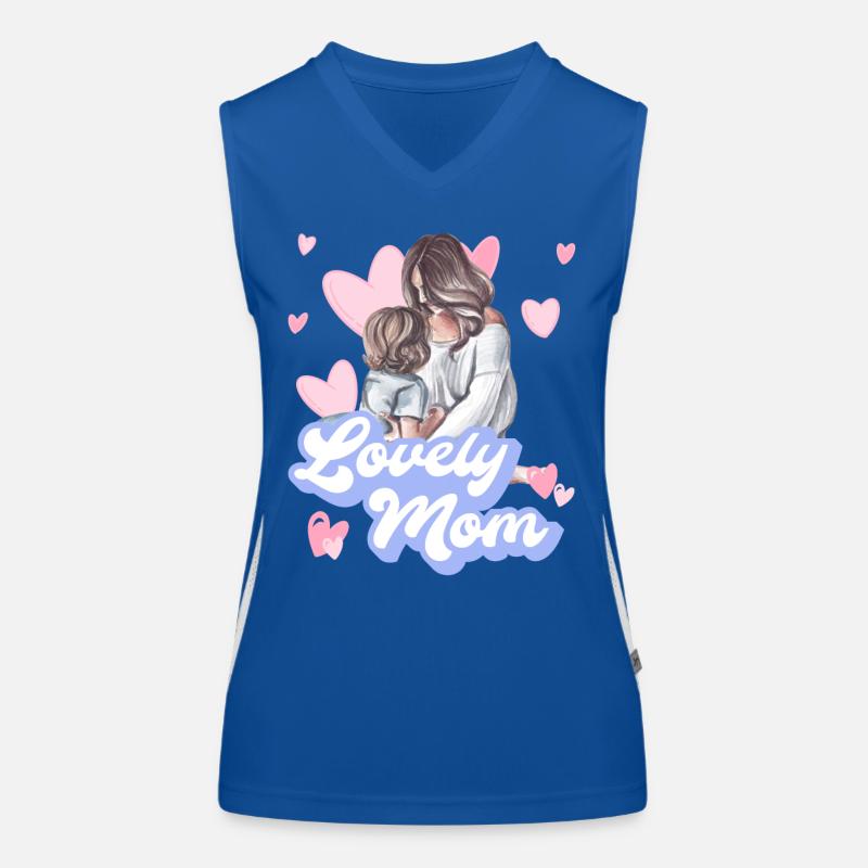 LIEBE MAMA Funktionelles Kontrast-Tank Top für Frauen