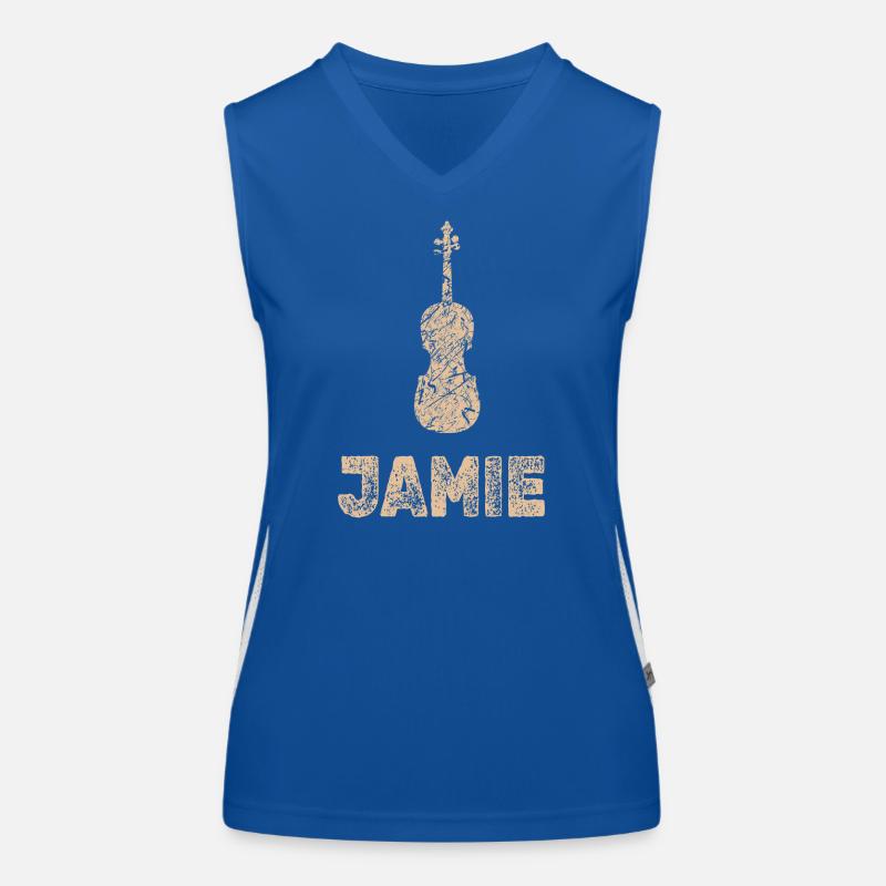 Jamie als Bratsche Funktionelles Kontrast-Tank Top für Frauen