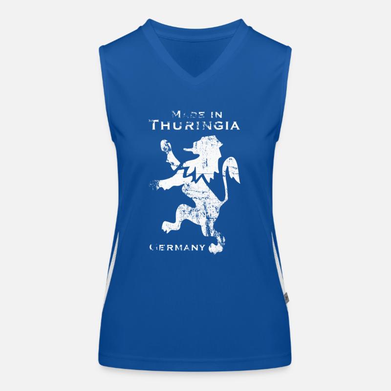 Made in Thuringia Funktionelles Kontrast-Tank Top für Frauen