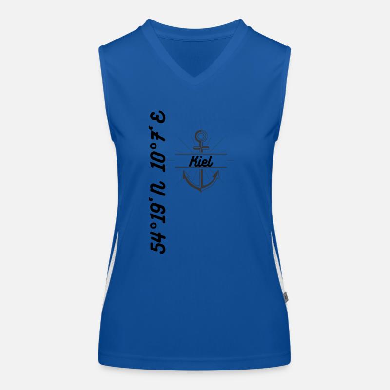 Kiel coordinates Design Maritim Women's Functional Contrast Tank Top
