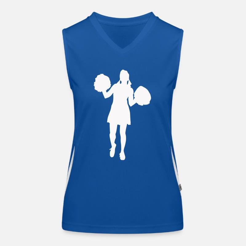 cheerleader Débardeur respirant contrasté Femme