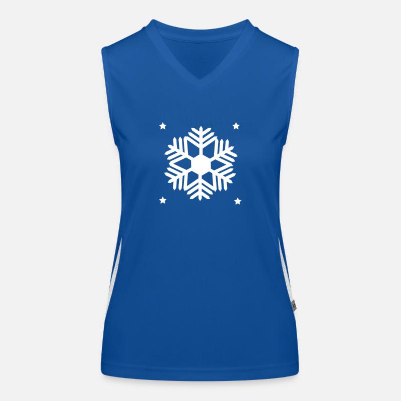 Snowflake Women's Functional Contrast Tank Top