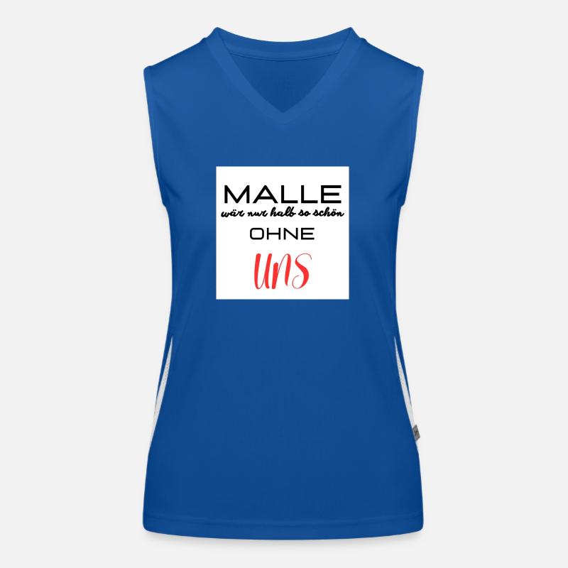Malle Funktionelles Kontrast-Tank Top für Frauen