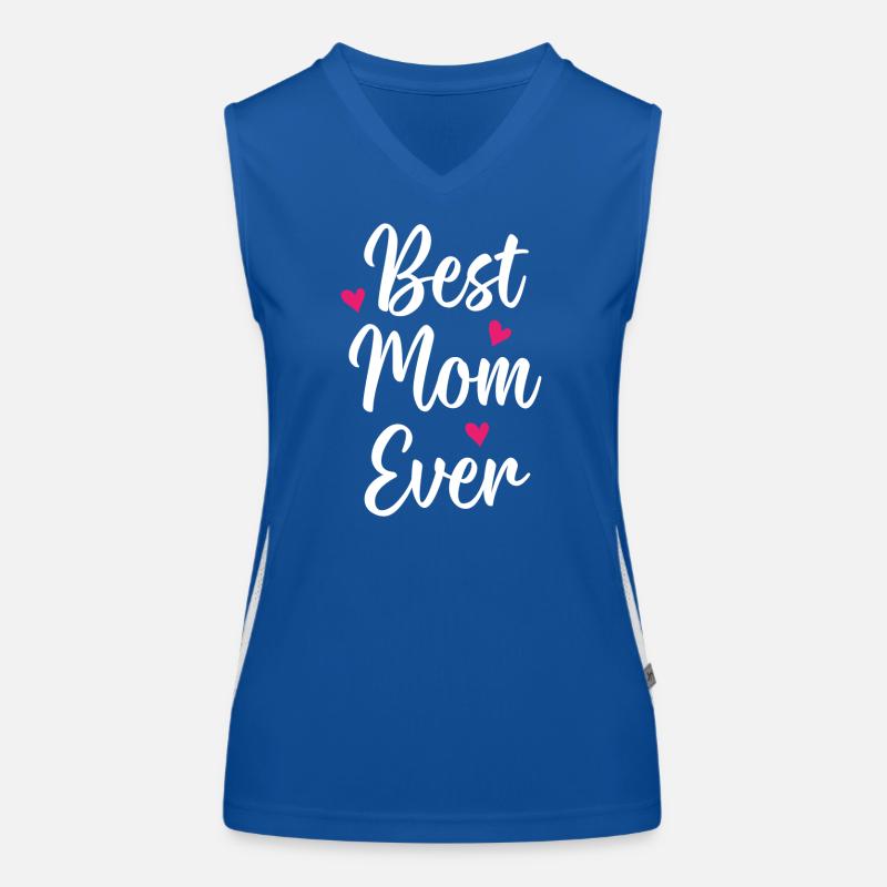 Beste Mutter aller Zeiten Funktionelles Kontrast-Tank Top für Frauen