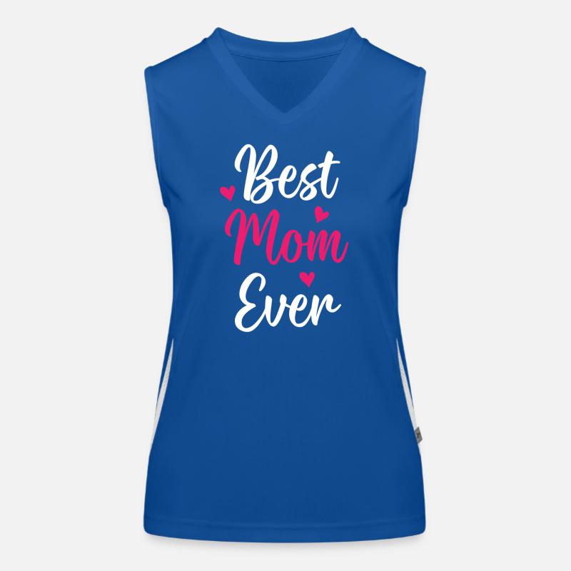 Beste Mutter aller Zeiten Funktionelles Kontrast-Tank Top für Frauen