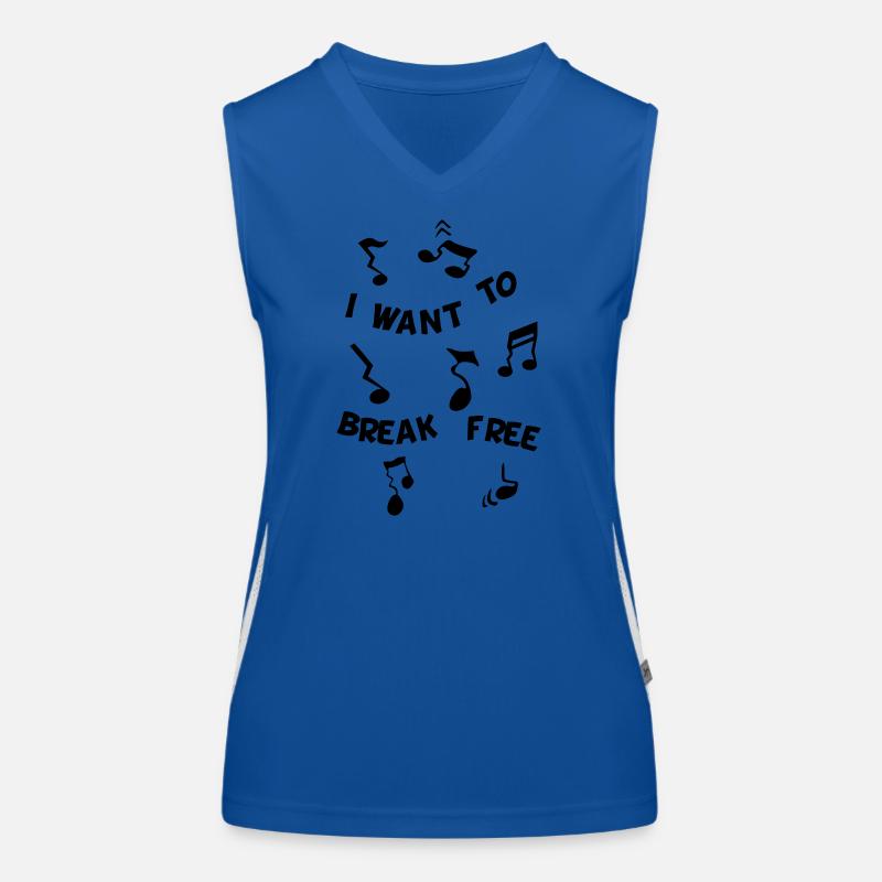 False Notes Freedom Women's Functional Contrast Tank Top