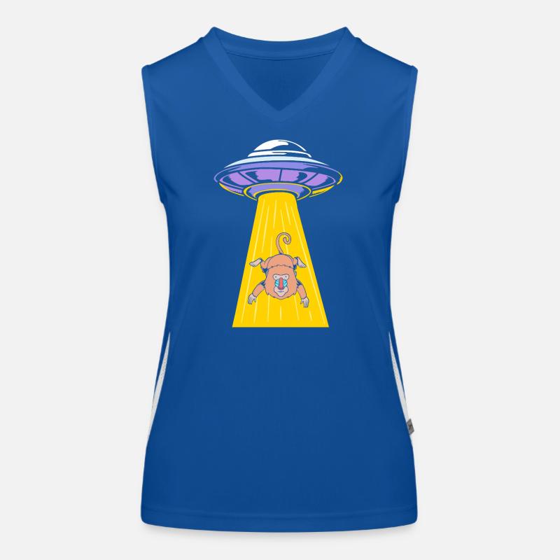 Pavian Primat Affe Affen Baboon Funktionelles Kontrast-Tank Top für Frauen