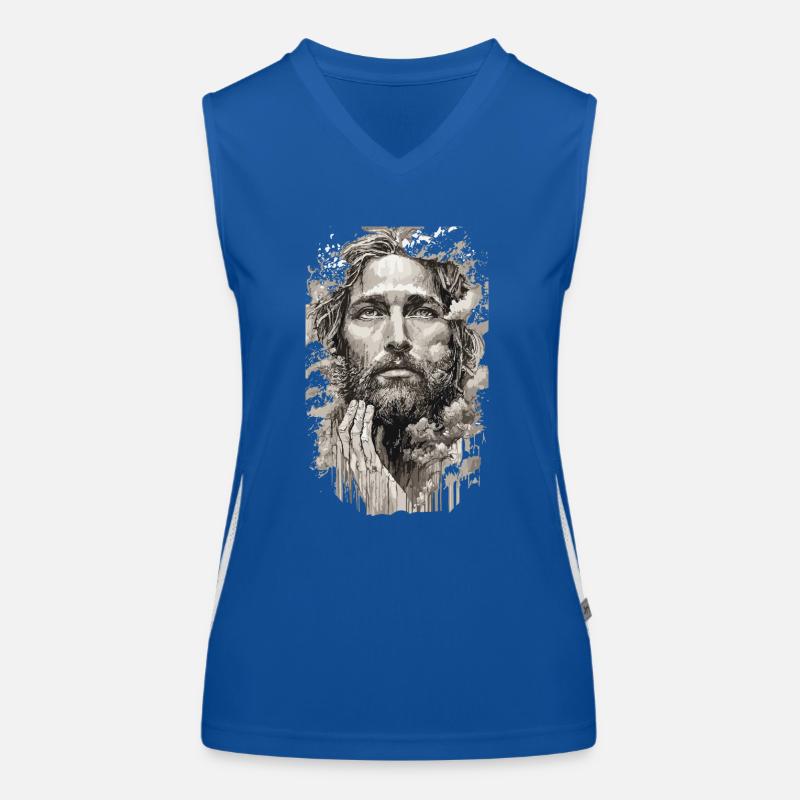 JESUS Funktionelles Kontrast-Tank Top für Frauen