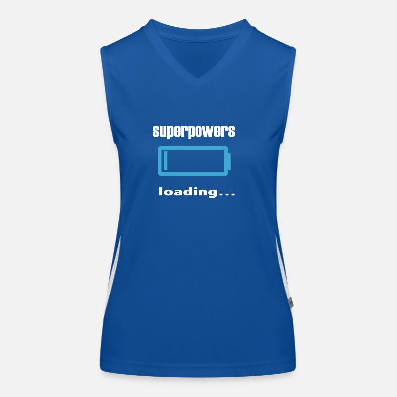 superpowers loading... Women's Functional Contrast Tank Top