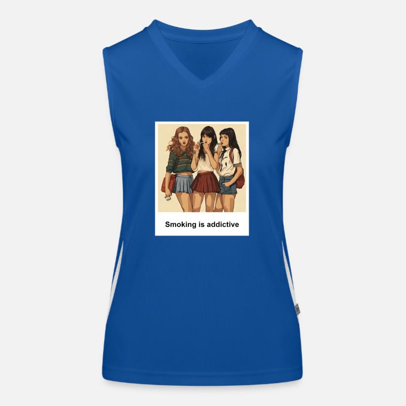Rauchen Funktionelles Kontrast-Tank Top für Frauen