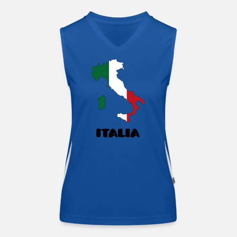 Italia Débardeur respirant contrasté Femme