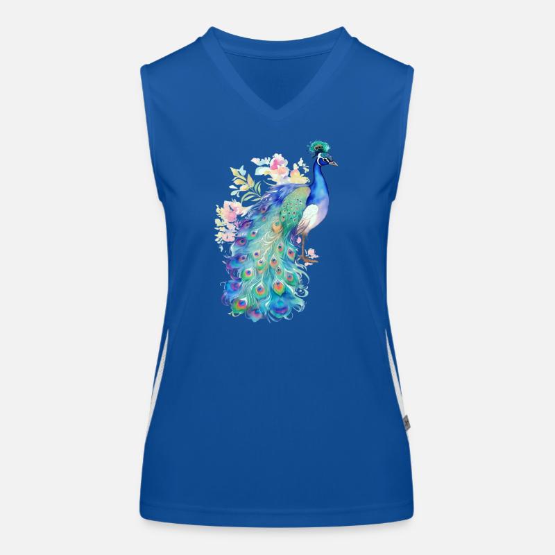 Peacock Women's Functional Contrast Tank Top