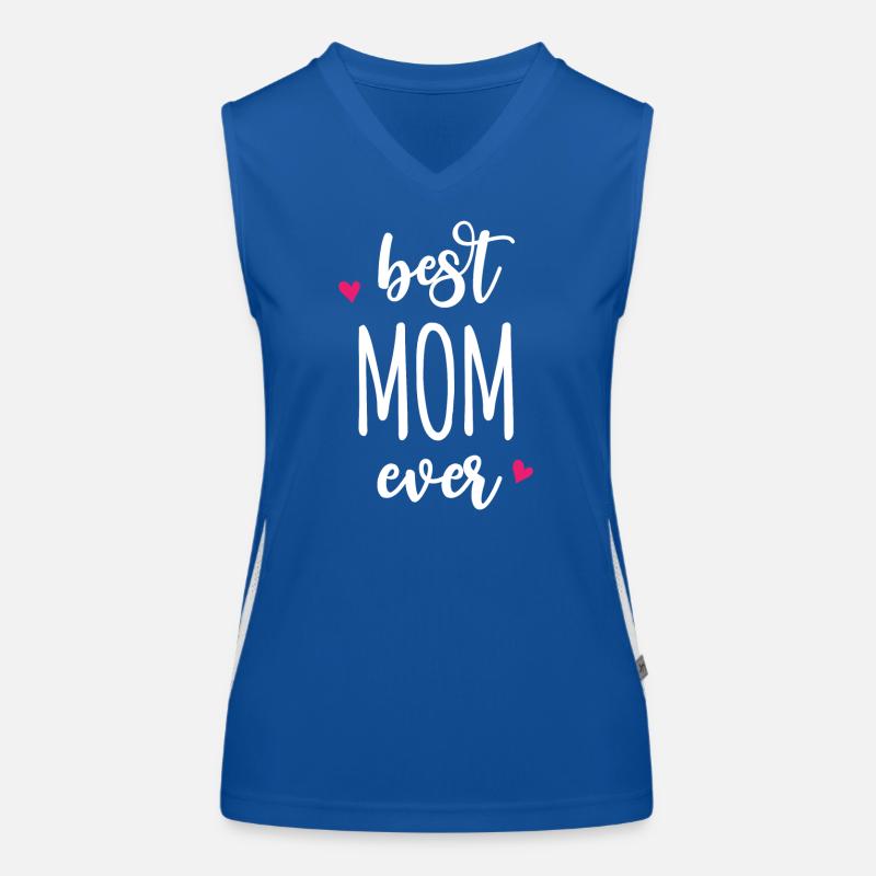 Beste Mutter aller Zeiten Funktionelles Kontrast-Tank Top für Frauen