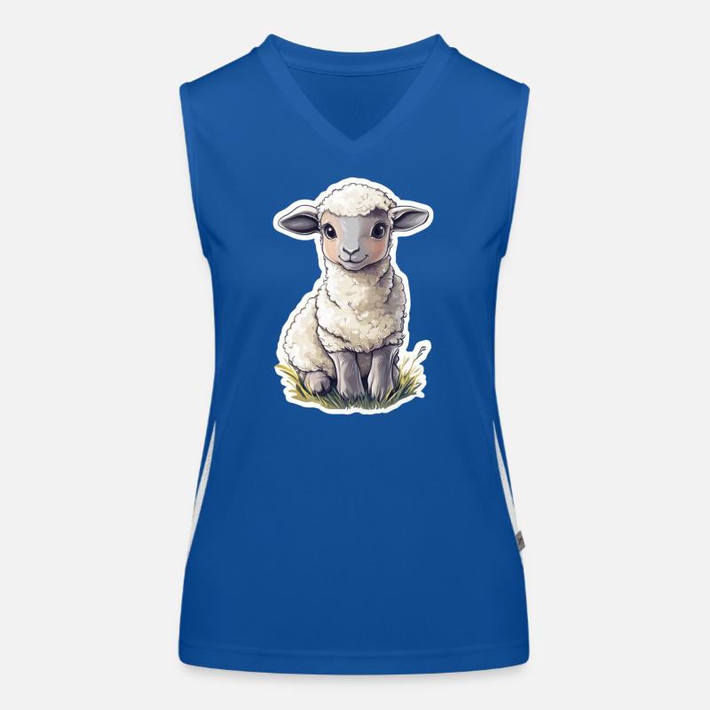 Sheep Women's Functional Contrast Tank Top
