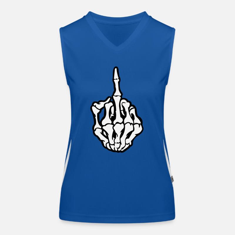 Crâne majeur Débardeur respirant contrasté Femme