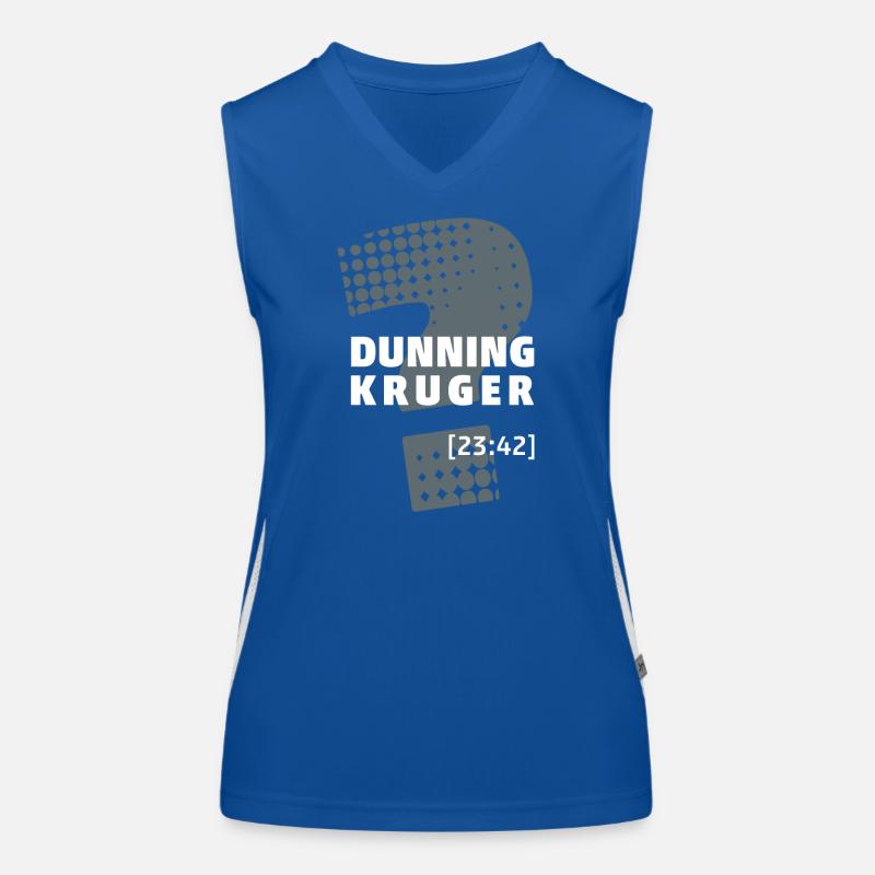 Dunning Kruger Funktionelles Kontrast-Tank Top für Frauen