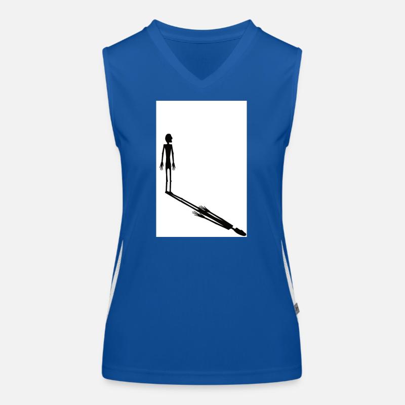 The Shadow Man Women's Functional Contrast Tank Top