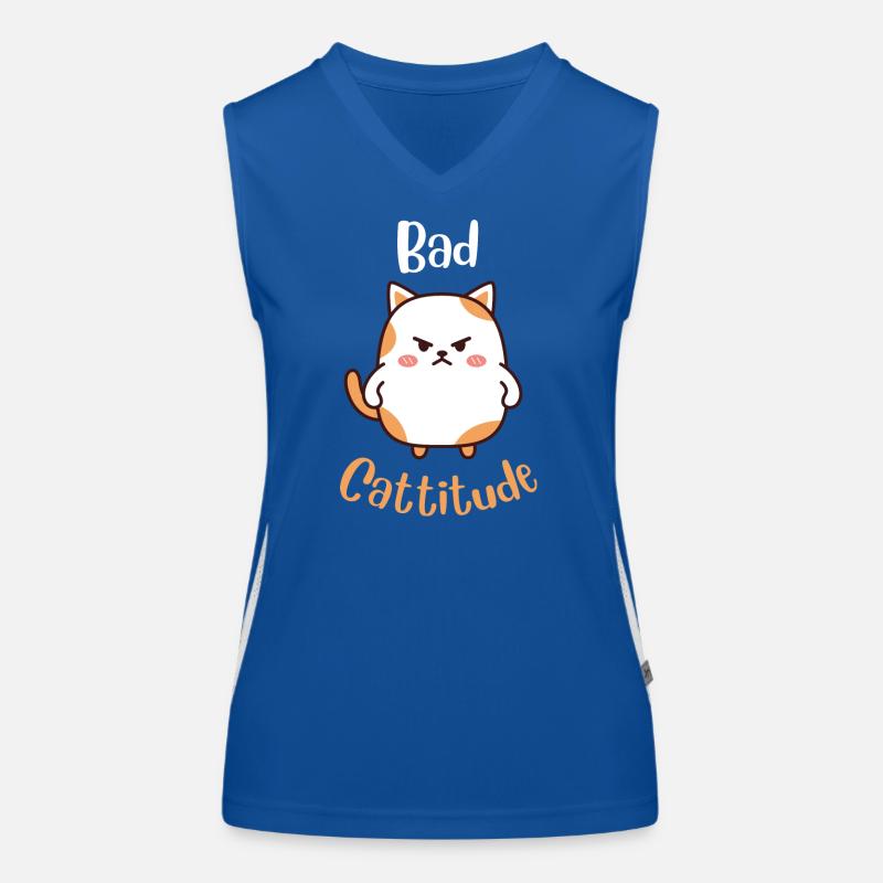 Bad Cattitude Women's Functional Contrast Tank Top