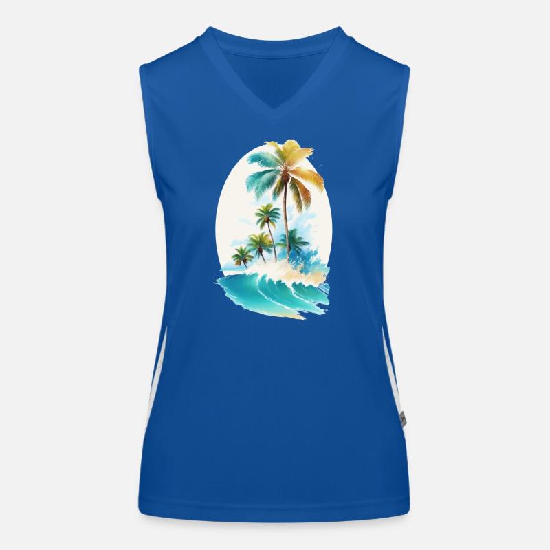 Aloha Débardeur respirant contrasté Femme