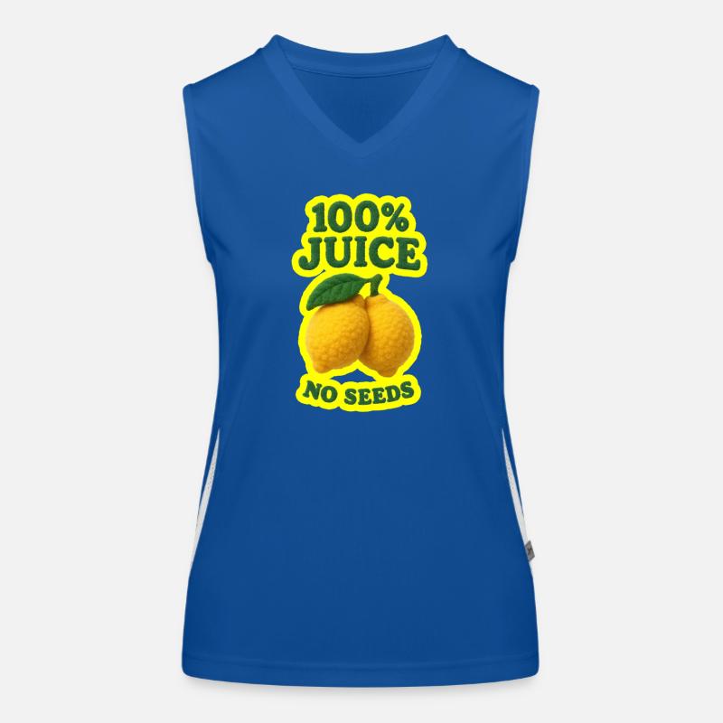 100 % Jus SANS GRAINES Débardeur respirant contrasté Femme