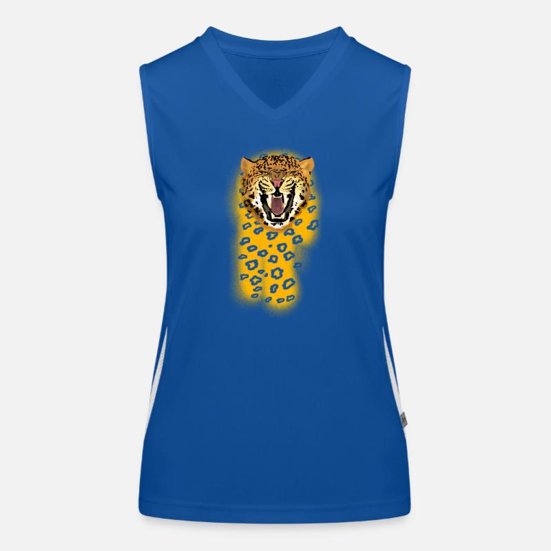 Roaring Leopard Women's Functional Contrast Tank Top