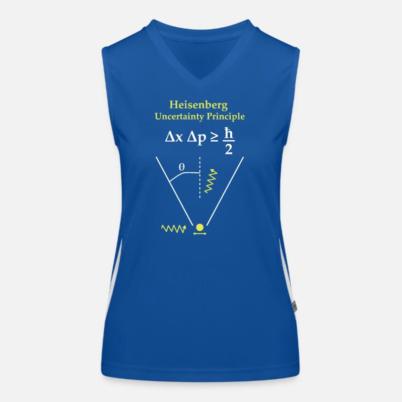Heisenbergsche Unschärferelation Funktionelles Kontrast-Tank Top für Frauen
