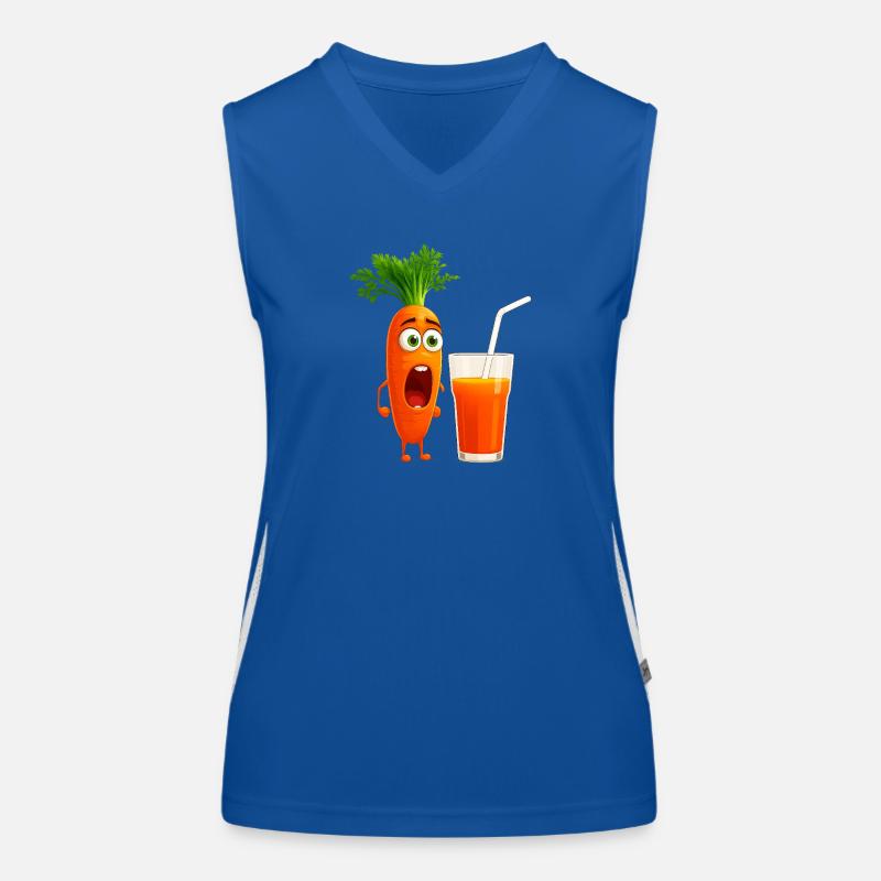 Distraught Carrot Women's Functional Contrast Tank Top