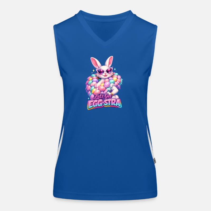 Easter Lets Get Egg-stra Women's Functional Contrast Tank Top